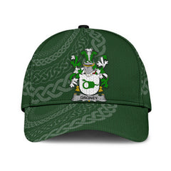 Clan Droney Coat Of Arms - Irish Family Crest St Patrick's Day Classic CapTP11 Classic Cap - Droney Coat Of Arms St Patrick's Day Classic Cap Irish Cap   
