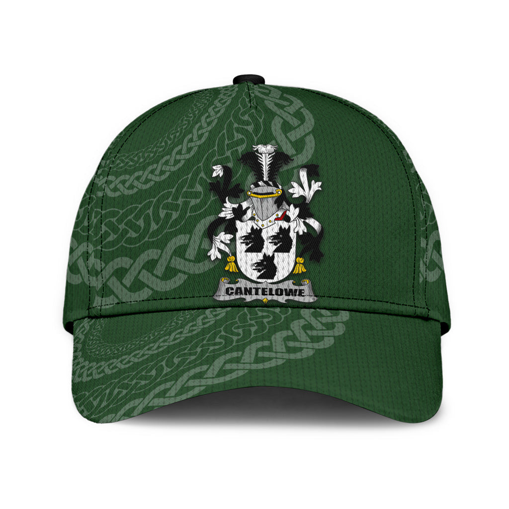 Clan Cantelowe Coat Of Arms Irisharms - Irish Family Crest St Patrick's Day Classic CapSB35 Classic Cap - Cantelowe Coat Of Arms Irisharms St Patrick's Day Classic Cap Irish Cap   