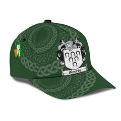 Clan Ferris Coat Of Arms - Irish Family Crest St Patrick's Day Classic CapKR40 Classic Cap - Ferris Coat Of Arms St Patrick's Day Classic Cap Irish Cap   