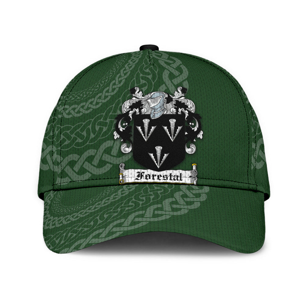 Clan Forestal Coat Of Arms - Irish Family Crest St Patrick's Day Classic CapKI34 Classic Cap - Forestal Coat Of Arms St Patrick's Day Classic Cap Irish Cap   