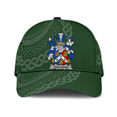 Clan Holligan Coat Of Arms - Irish Family Crest St Patrick's Day Classic CapDT48 Classic Cap - Holligan Coat Of Arms St Patrick's Day Classic Cap Irish Cap   