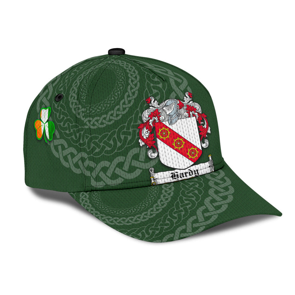 Clan Hardy Coat Of Arms Irisharms - Irish Family Crest St Patrick's Day Classic CapMR99 Classic Cap - Hardy Coat Of Arms Irisharms St Patrick's Day Classic Cap Irish Cap   