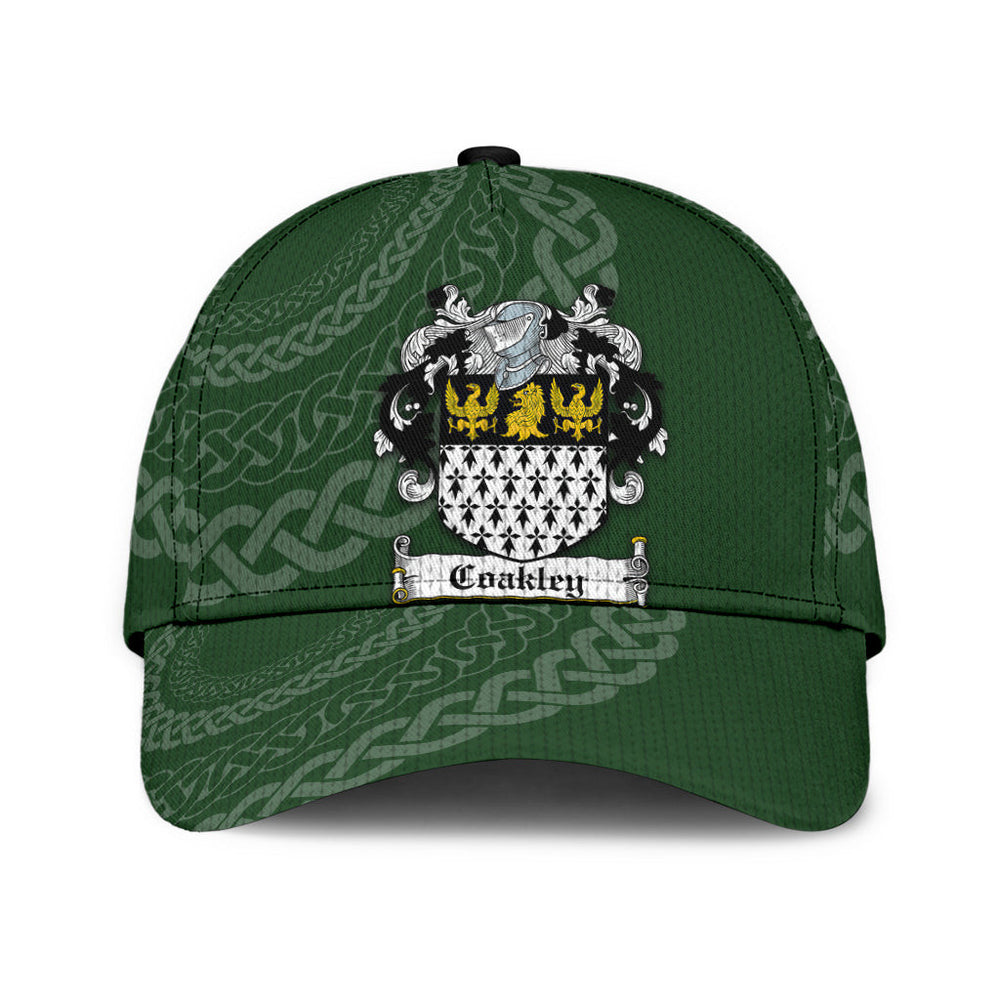 Clan Coakley Coat Of Arms - Irish Family Crest St Patrick's Day Classic CapYB67 Classic Cap - Coakley Coat Of Arms St Patrick's Day Classic Cap Irish Cap   
