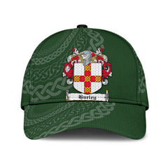 Clan Hurley Coat Of Arms - Irish Family Crest St Patrick's Day Classic CapJU26 Classic Cap - Hurley Coat Of Arms St Patrick's Day Classic Cap Irish Cap   