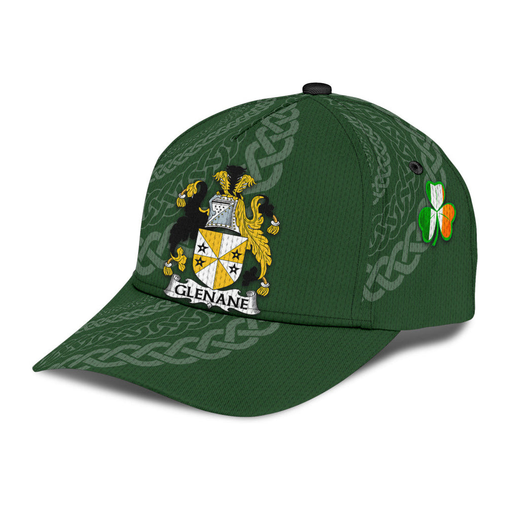 Clan Glenane Coat Of Arms - Irish Family Crest St Patrick's Day Classic CapXI88 Classic Cap - Glenane Coat Of Arms St Patrick's Day Classic Cap Irish Cap   