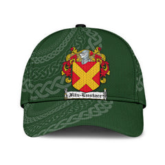 Clan Fitzeustace Coat Of Arms - Irish Family Crest St Patrick's Day Classic CapSK48 Classic Cap - Fitzeustace Coat Of Arms St Patrick's Day Classic Cap Irish Cap   