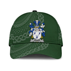 Clan Hanna Coat Of Arms - Irish Family Crest St Patrick's Day Classic CapKQ23 Classic Cap - Hanna Coat Of Arms St Patrick's Day Classic Cap Irish Cap   