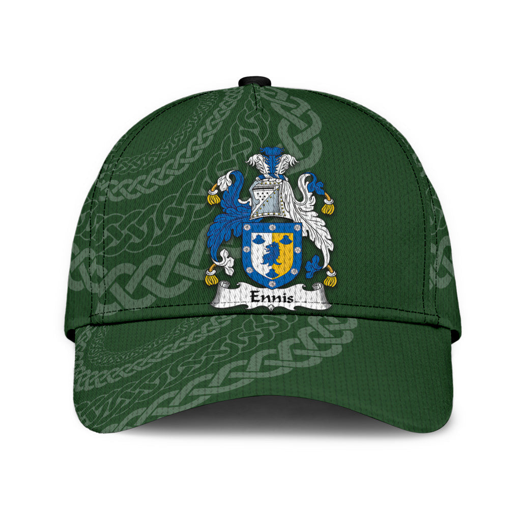 Clan Ennis Coat Of Arms - Irish Family Crest St Patrick's Day Classic CapKG78 Classic Cap - Ennis Coat Of Arms St Patrick's Day Classic Cap Irish Cap   
