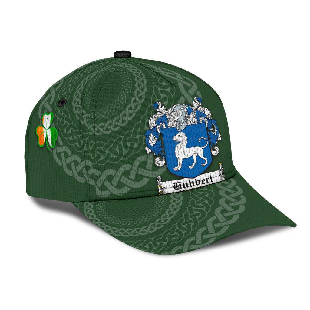 Clan Hubbert Coat Of Arms - Irish Family Crest St Patrick's Day Classic CapEE53 Classic Cap - Hubbert Coat Of Arms St Patrick's Day Classic Cap Irish Cap   