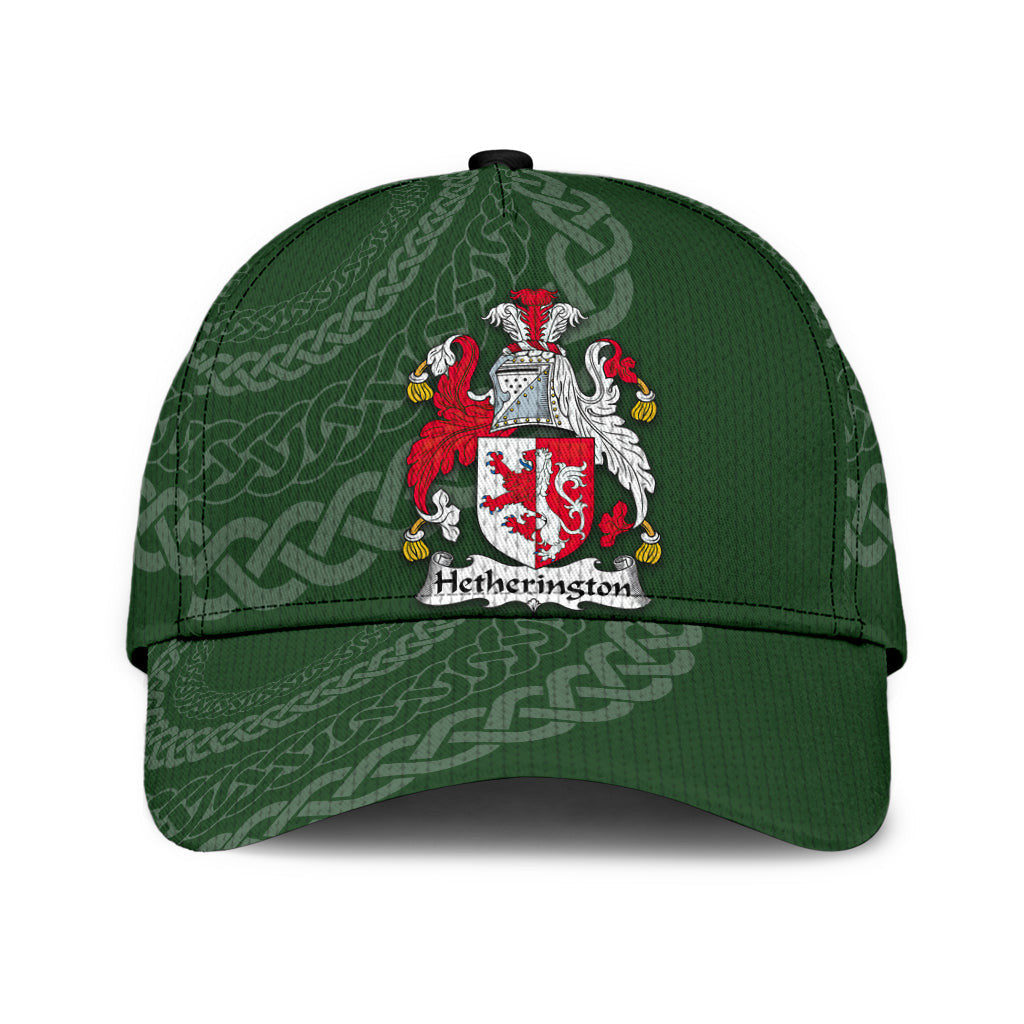 Clan Hetherington Coat Of Arms - Irish Family Crest St Patrick's Day Classic CapZI56 Classic Cap - Hetherington Coat Of Arms St Patrick's Day Classic Cap Irish Cap   