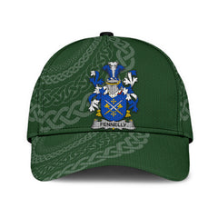 Clan Fennelly Coat Of Arms - Irish Family Crest St Patrick's Day Classic CapBZ44 Classic Cap - Fennelly Coat Of Arms St Patrick's Day Classic Cap Irish Cap   