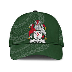 Clan Carden Coat Of Arms - Irish Family Crest St Patrick's Day Classic CapIJ28 Classic Cap - Carden Coat Of Arms St Patrick's Day Classic Cap Irish Cap   