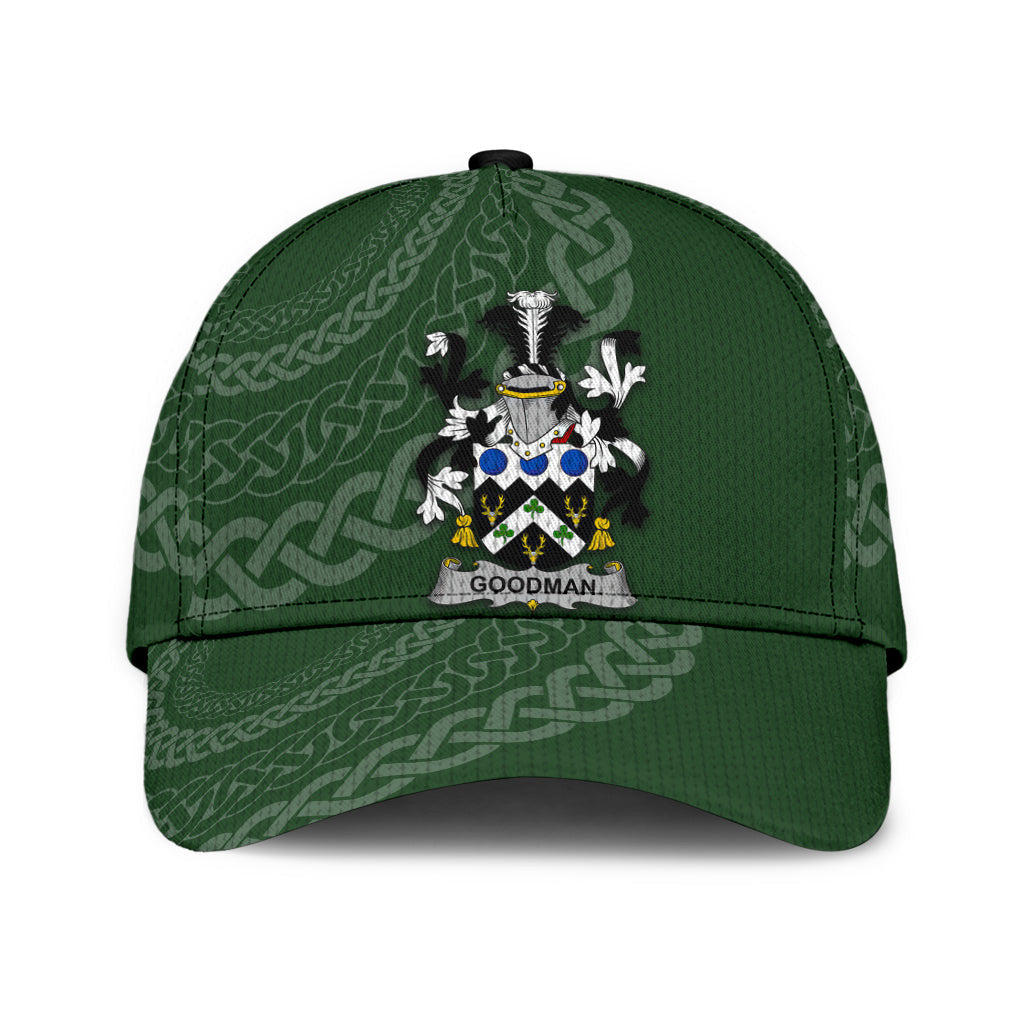 Clan Goodman Coat Of Arms - Irish Family Crest St Patrick's Day Classic CapQL73 Classic Cap - Goodman Coat Of Arms St Patrick's Day Classic Cap Irish Cap   