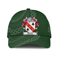 Clan Davie Coat Of Arms - Irish Family Crest St Patrick's Day Classic CapBK97 Classic Cap - Davie Coat Of Arms St Patrick's Day Classic Cap Irish Cap   