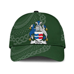 Clan Elliott Coat Of Arms - Irish Family Crest St Patrick's Day Classic CapYB66 Classic Cap - Elliott Coat Of Arms St Patrick's Day Classic Cap Irish Cap   