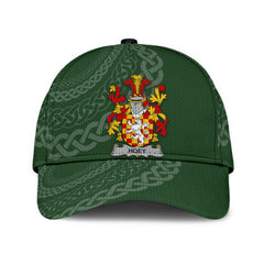 Clan Hoey Coat Of Arms - Irish Family Crest St Patrick's Day Classic CapAA52 Classic Cap - Hoey Coat Of Arms St Patrick's Day Classic Cap Irish Cap   