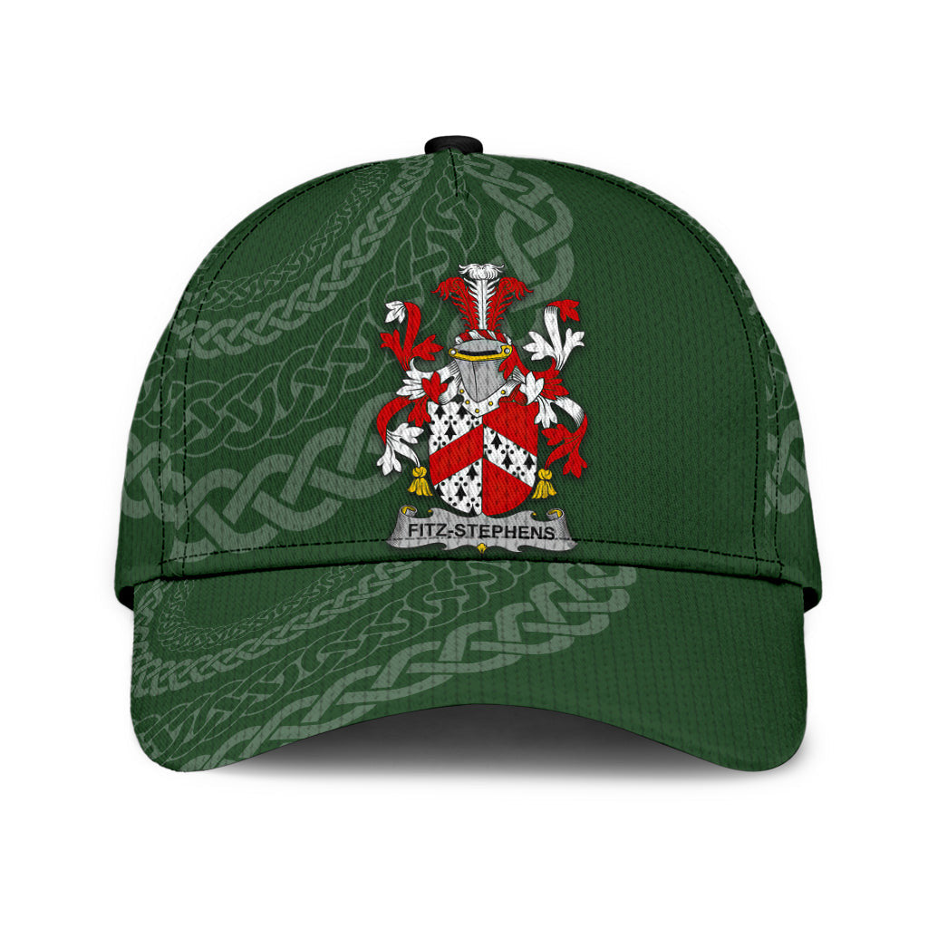 Clan Fitzstephens Coat Of Arms - Irish Family Crest St Patrick's Day Classic CapZT68 Classic Cap - Fitzstephens Coat Of Arms St Patrick's Day Classic Cap Irish Cap   