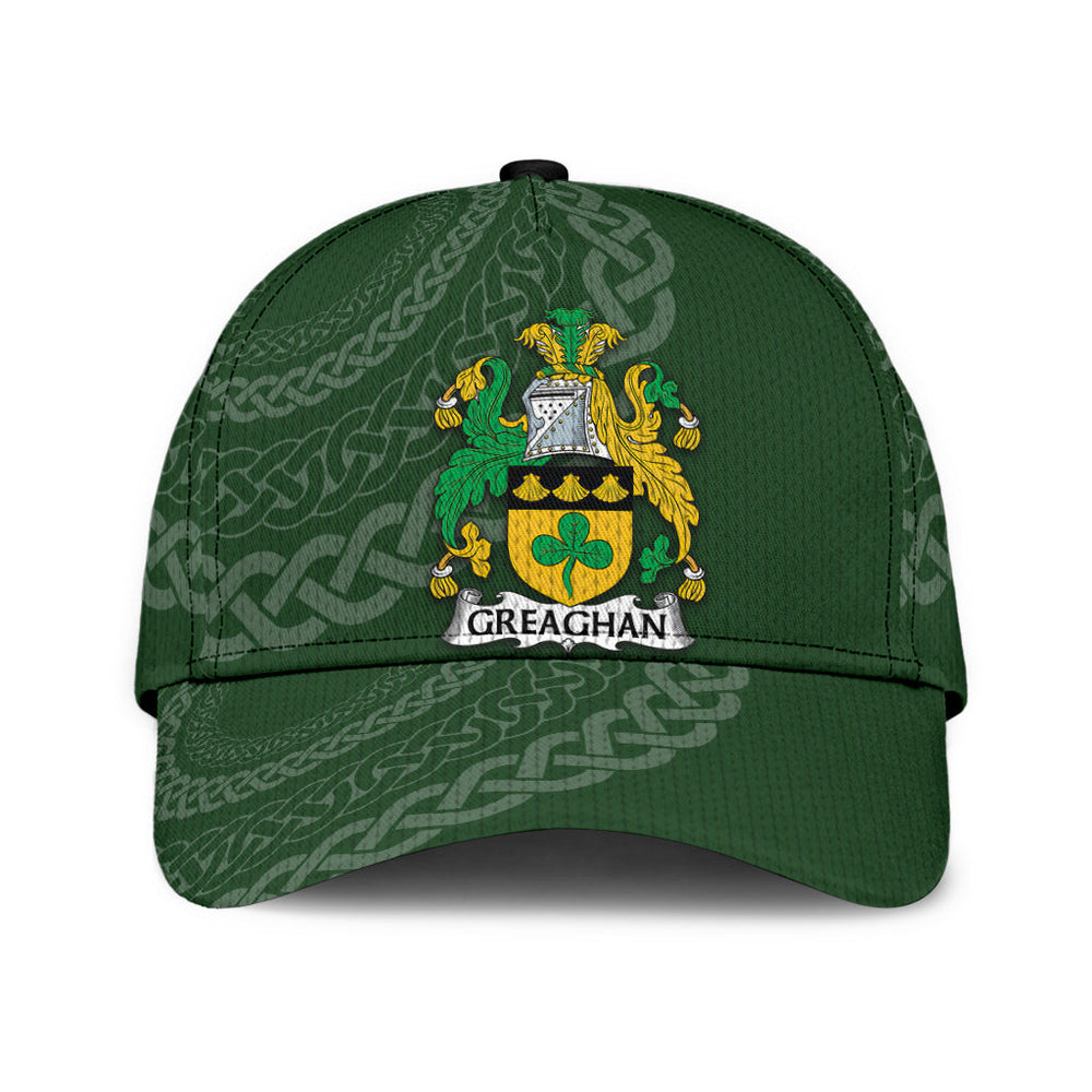 Clan Greaghan Coat Of Arms - Irish Family Crest St Patrick's Day Classic CapAY27 Classic Cap - Greaghan Coat Of Arms St Patrick's Day Classic Cap Irish Cap   