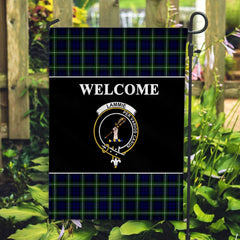 Clan Lammie Tartan Crest Black Garden Flag TJ48 Clan Lammie Tartan Today   
