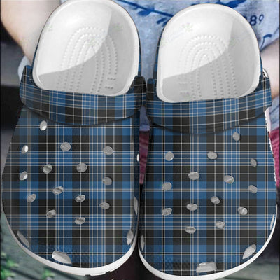 Clan Clergy Blue Tartan Clogs Classic JX51