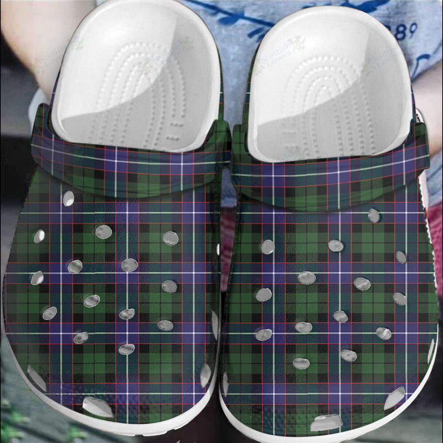 Clan Russell Modern Tartan Clogs Classic