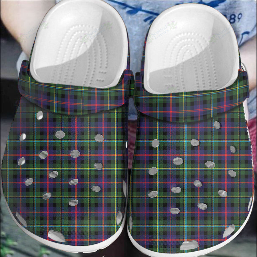 Clan Malcolm Modern Tartan Clogs Classic