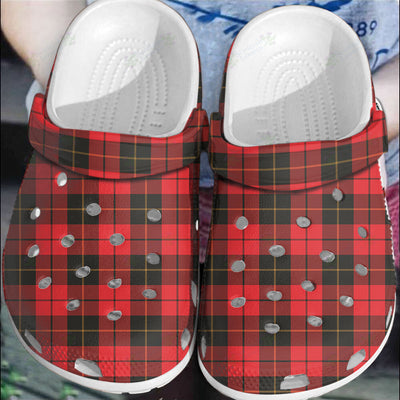 Clan Wallace Weathered Tartan Clogs Classic CT53
