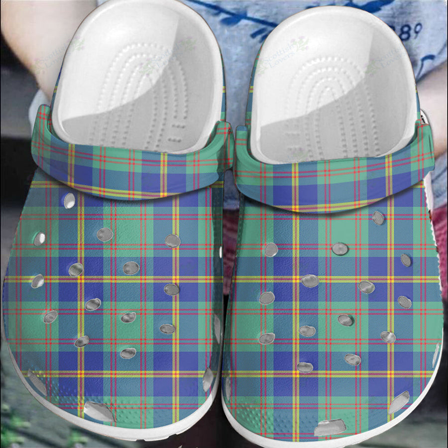 Clan US Marine Tartan Clogs Classic