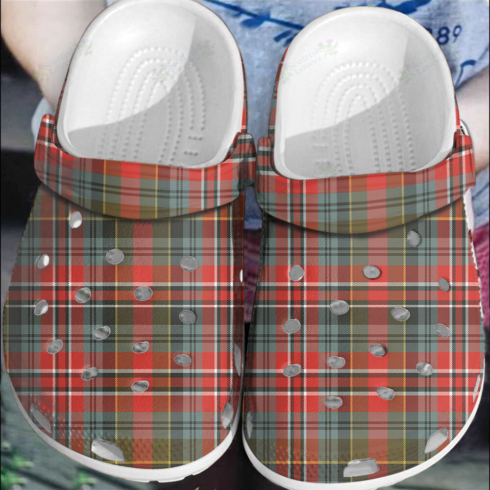 Clan MacPherson Weathered Tartan Clogs Classic GN55 MacPherson Weathered Tartan Tartan Today   