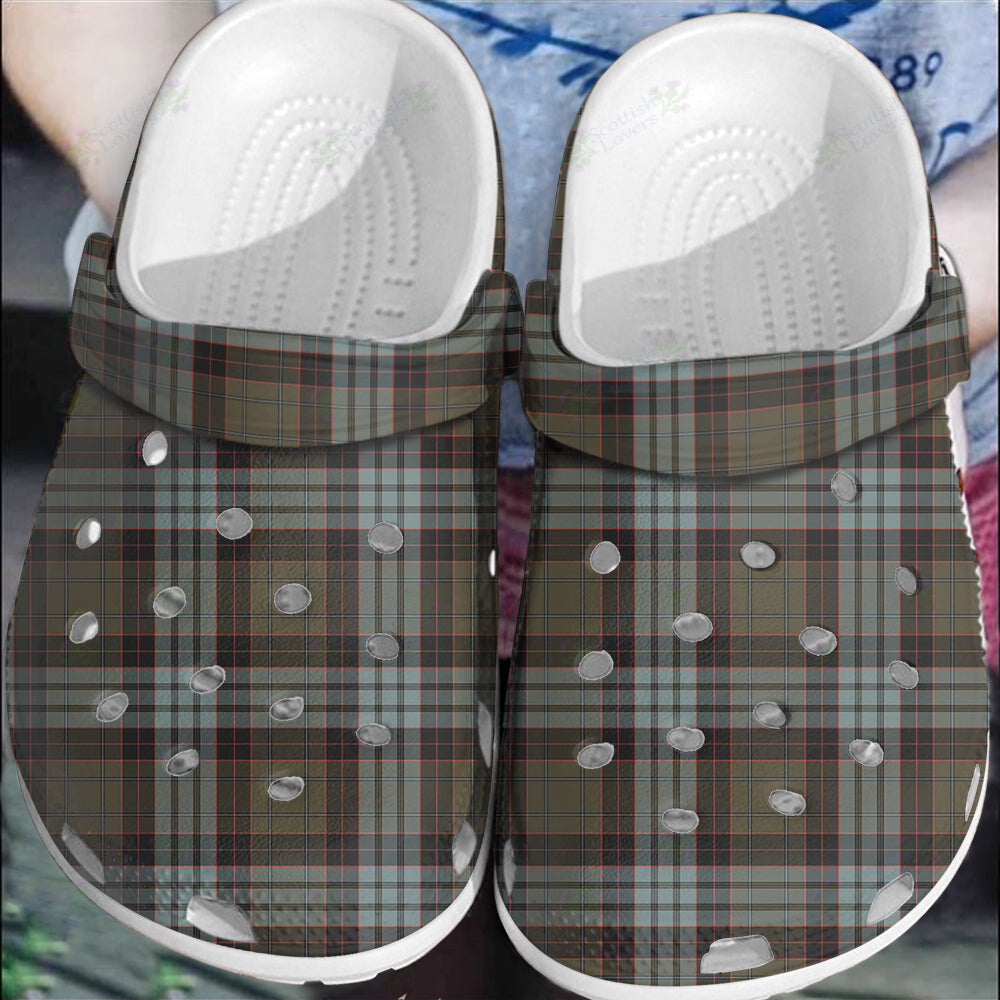 Clan Stewart Old Weathered Tartan Clogs Classic ZP24 Stewart Old Weathered Tartan Tartan Today   