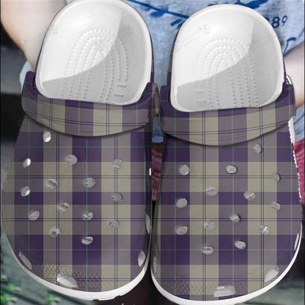 Clan Cunningham Dress Blue Dancers Tartan Clogs Classic SZ45 Cunningham Dress Blue Dancers Tartan Tartan Today   