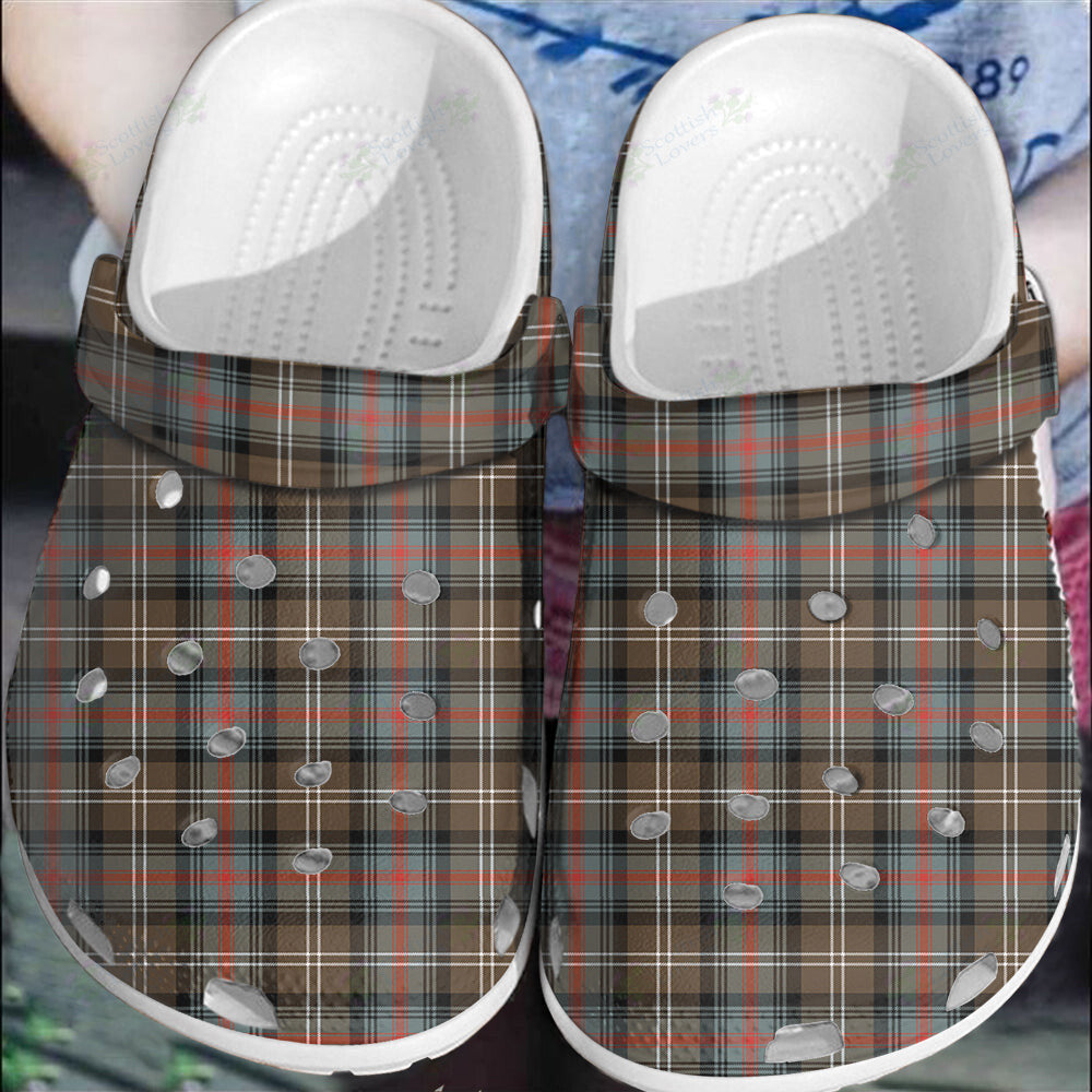 Clan Sutherland Weathered Tartan Clogs Classic CR11 Sutherland Weathered Tartan Tartan Today   