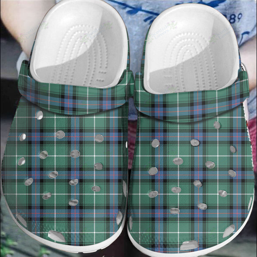 Clan MacDonald of the Isles Hunting Ancient Tartan Clogs Classic