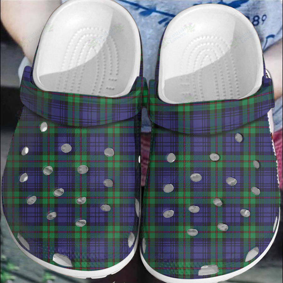 Clan MacKinlay Modern Tartan Clogs Classic