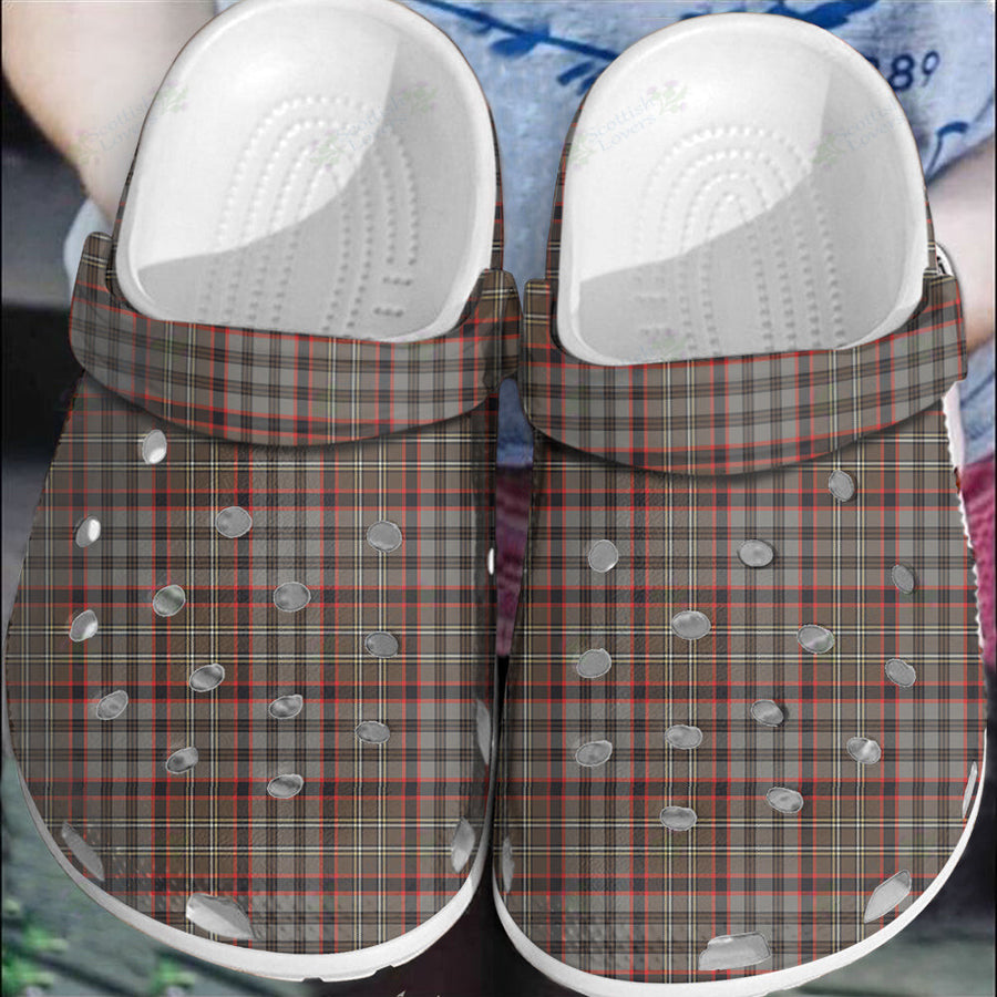 Clan Nicolson Hunting Weathered Tartan Clogs Classic