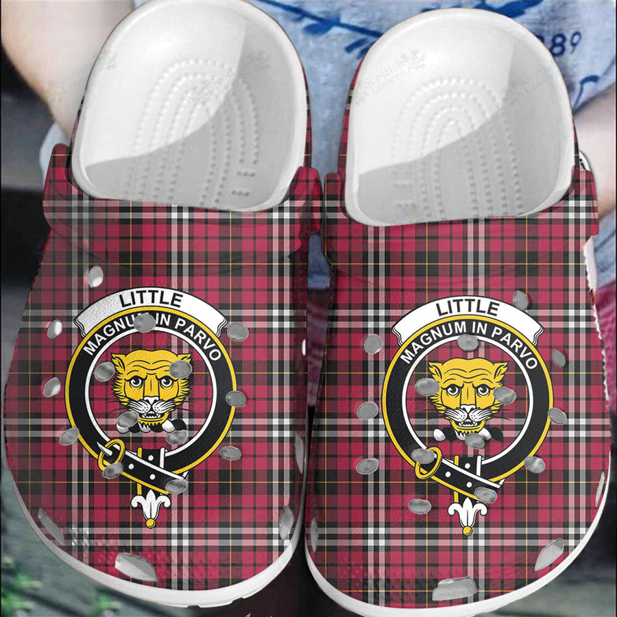 Clan Little Tartan Crest Clogs Classic