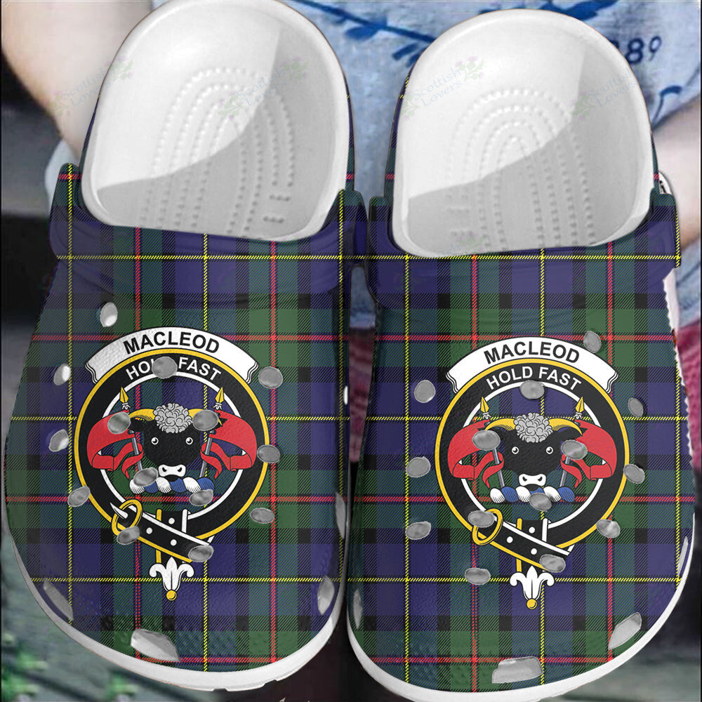 Clan MacLeod of Harris Modern Tartan Crest Clogs Classic SG59 MacLeod of Harris Modern Tartan Tartan Today   