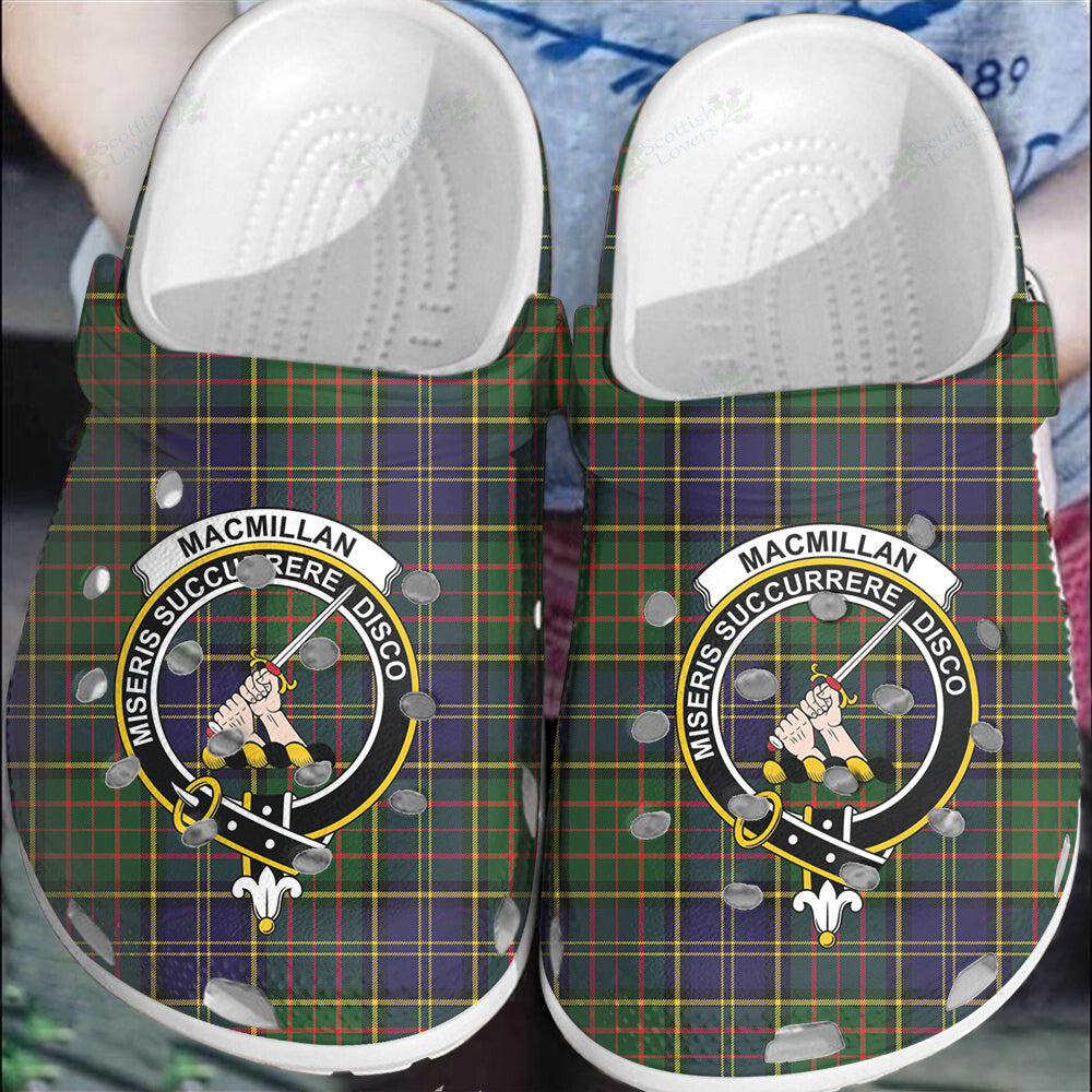 Clan MacMillan Hunting Modern Tartan Crest Clogs Classic PC65 MacMillan Hunting Modern Tartan Tartan Today   