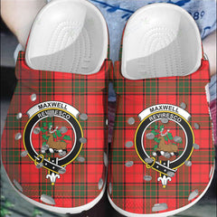 Clan Maxwell Modern Tartan Crest Clogs Classic EC23 Maxwell Modern Tartan Tartan Today   