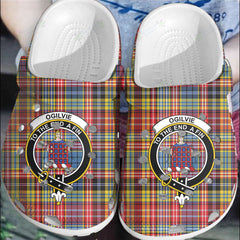 Clan Ogilvie Tartan Crest Clogs Classic QP69 Ogilvie Tartan Tartan Today   