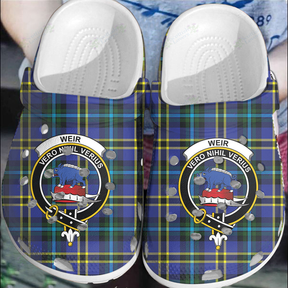 Clan Weir Modern Tartan Crest Clogs Classic GN74 Weir Modern Tartan Tartan Today   