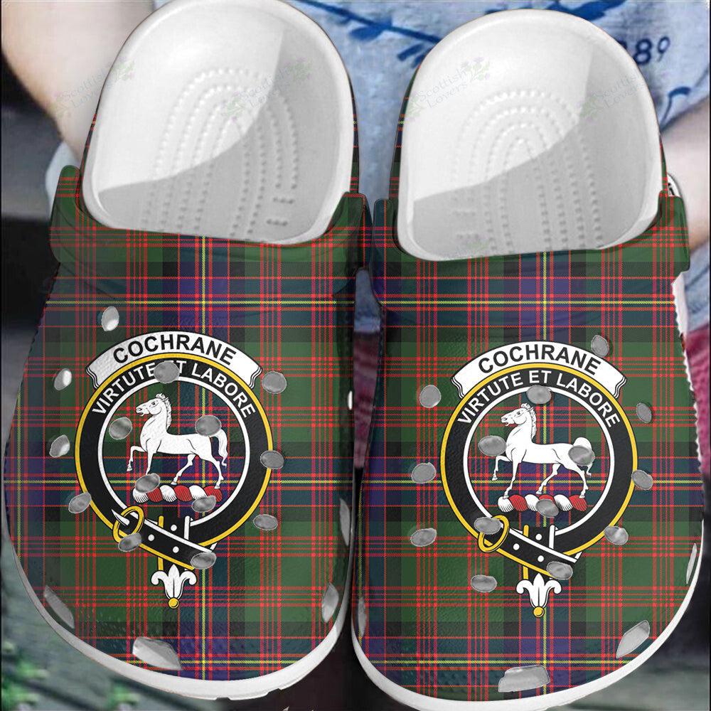Clan Cochrane Modern Tartan Crest Clogs Classic ZW23 Cochrane Modern Tartan Tartan Today   