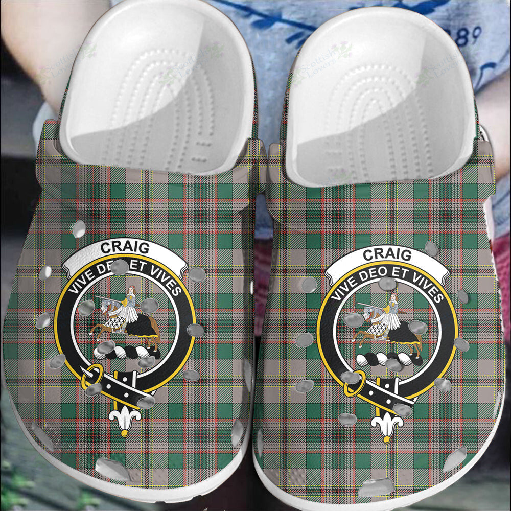 Clan Craig Ancient Tartan Crest Clogs Classic CM99 Craig Ancient Tartan Tartan Today   