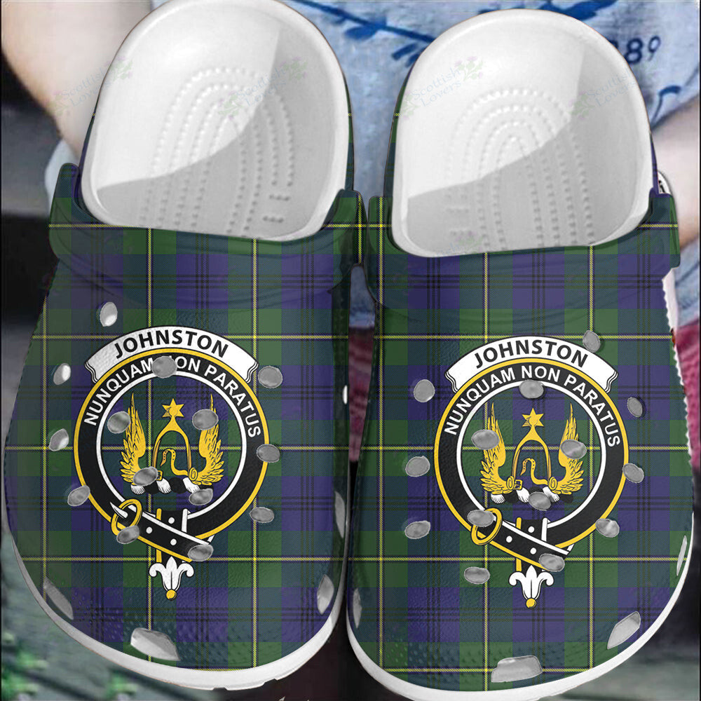 Clan Johnston Modern Tartan Crest Clogs Classic BI87 Johnston Modern Tartan Tartan Today   