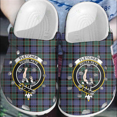Clan Fletcher Modern Tartan Crest Clogs Classic WY41 Fletcher Modern Tartan Tartan Today   
