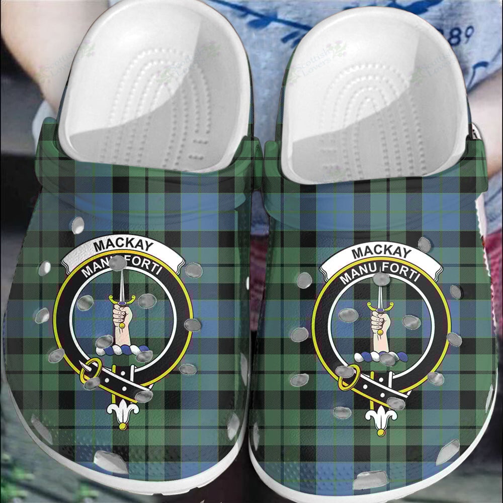 Clan MacKay Ancient Tartan Crest Clogs Classic PA26 MacKay Ancient Tartan Tartan Today   