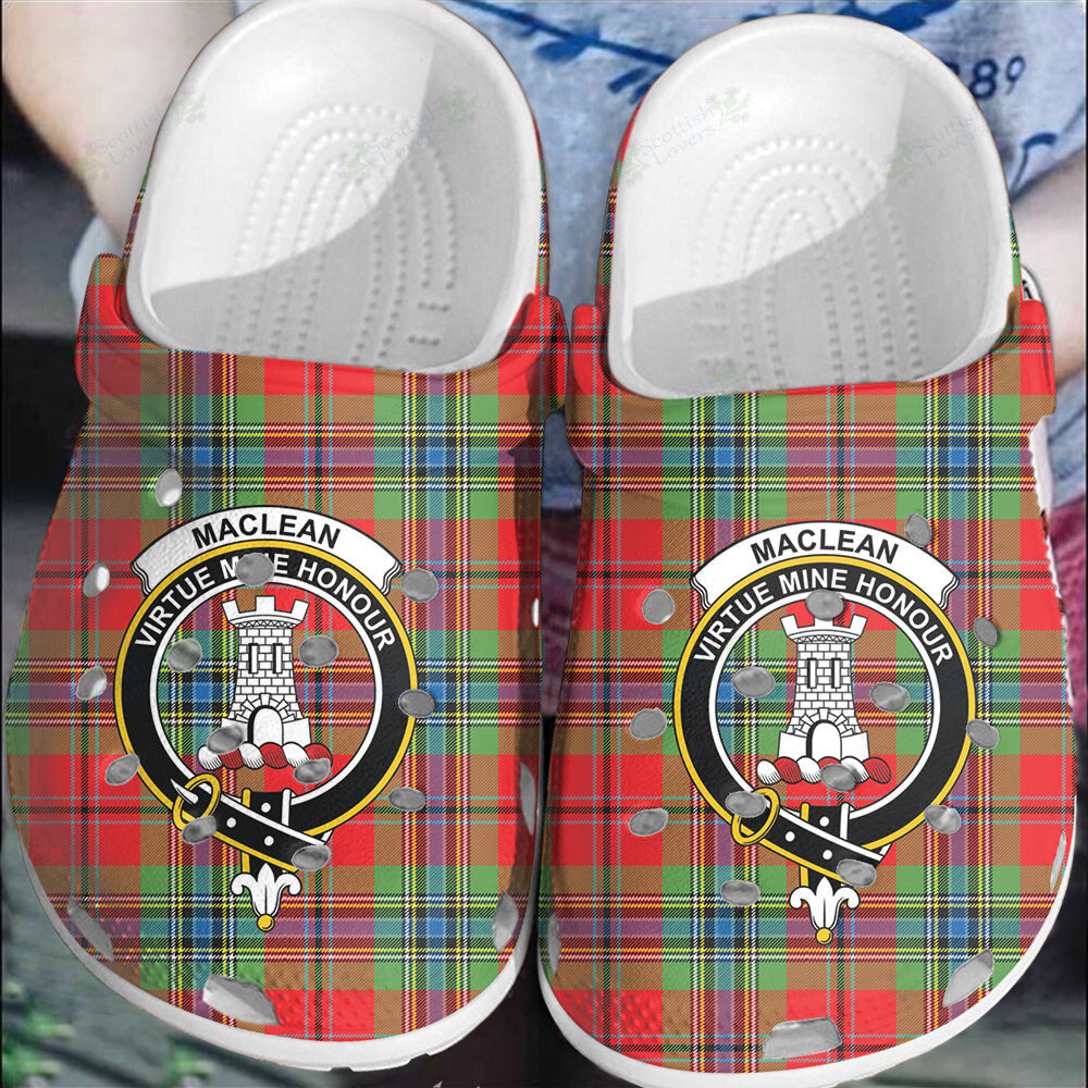 Clan MacLean of Duart Modern Tartan Crest Clogs Classic EB38 MacLean of Duart Modern Tartan Tartan Today   