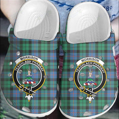 Clan Morrison Ancient Tartan Crest Clogs Classic IS22 Morrison Ancient Tartan Tartan Today   