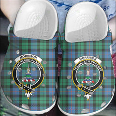 Clan Morrison Ancient Tartan Crest Clogs Classic NM22 Morrison Ancient Tartan Tartan Today   