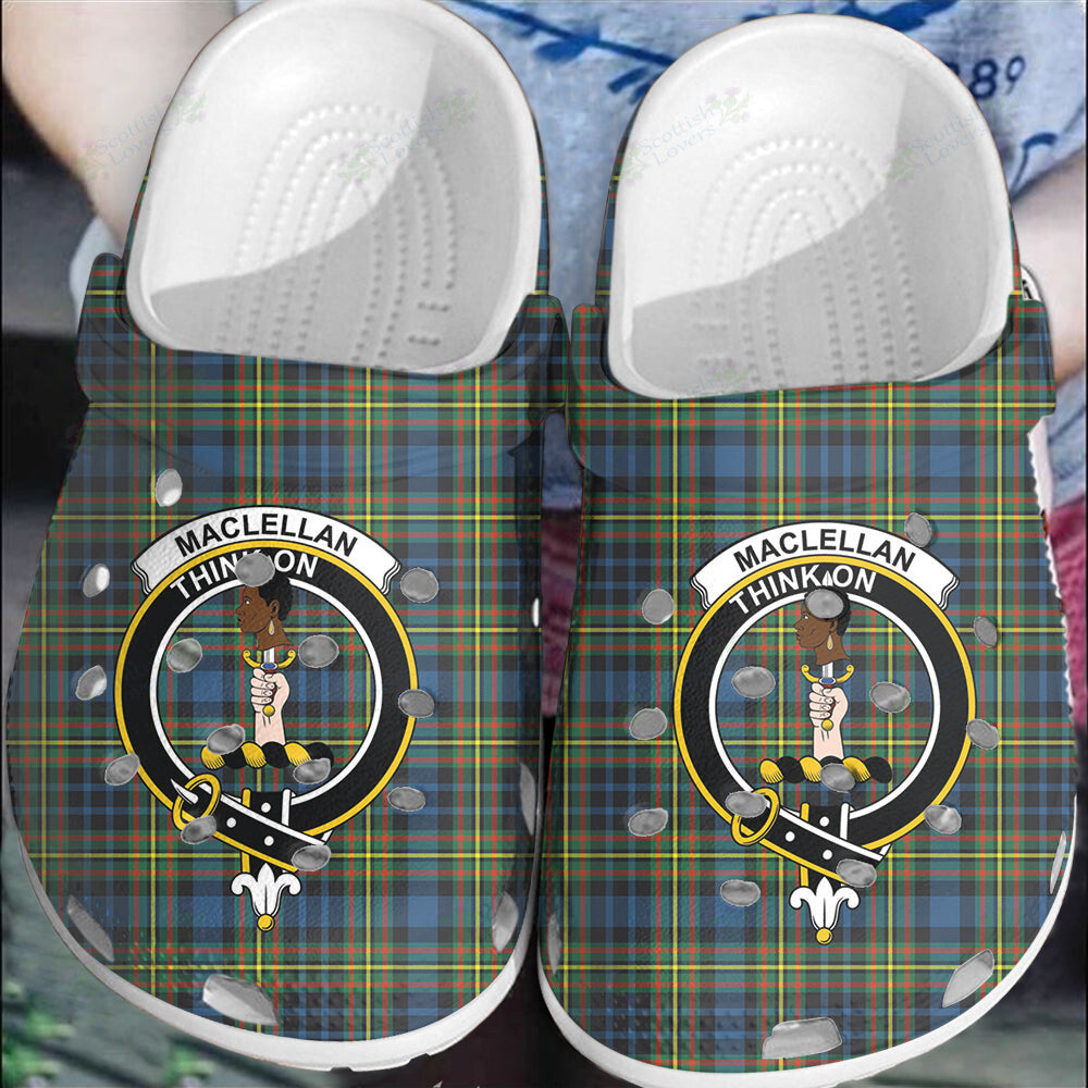 Clan MacLellan Ancient Tartan Crest Clogs Classic HX65 MacLellan Ancient Tartan Tartan Today   